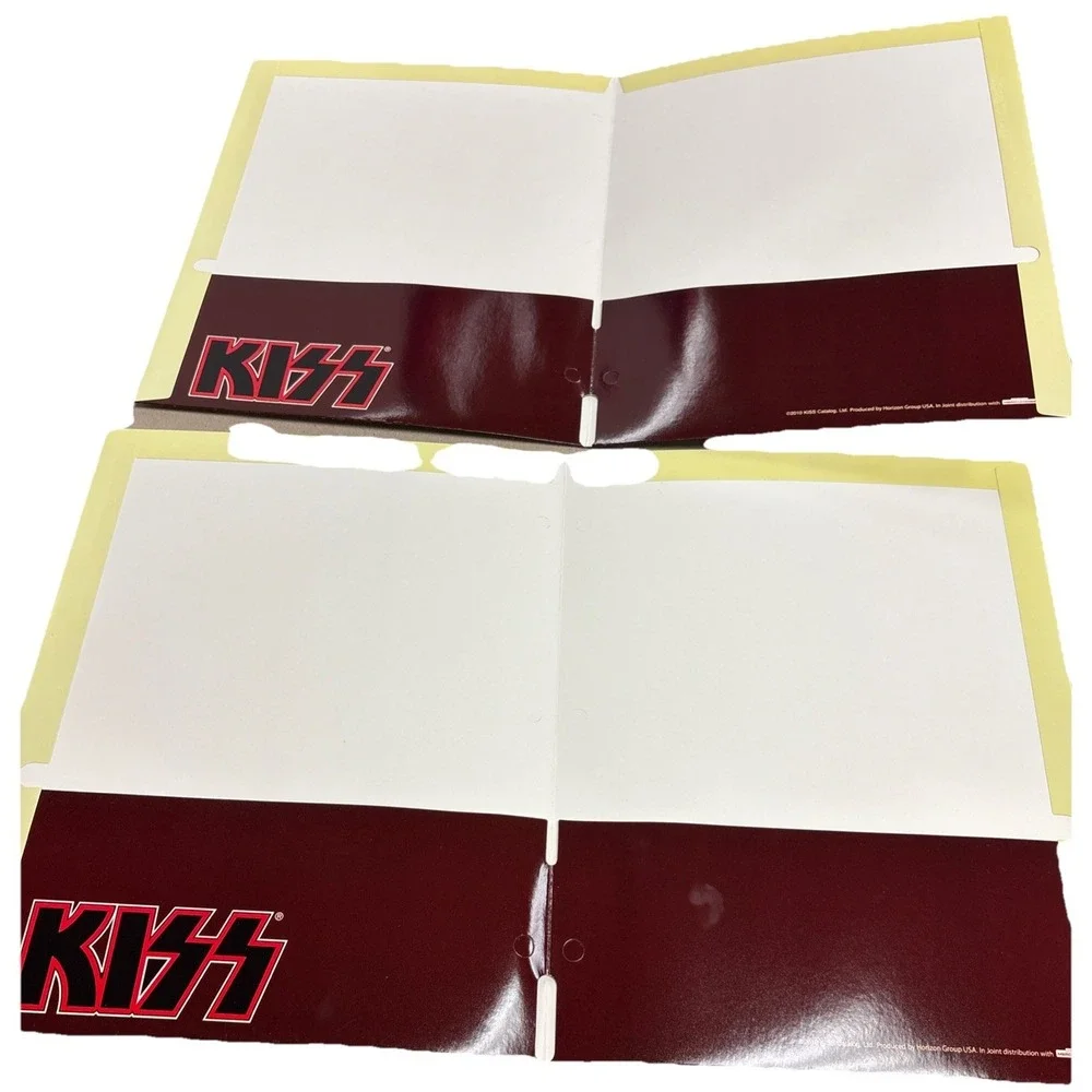 Kiss Army, AC/DC Black Ice Portfolio Folders Lot New 2010 Live Nation School